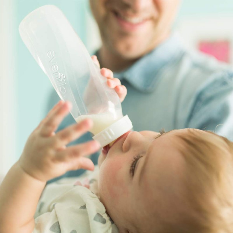 Evenflo Feeding Classic Tinted Plastic Standard Neck Bottles for Baby,