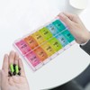 Spanish Pill Organizer 7 Weekly Two Times per Day AM
