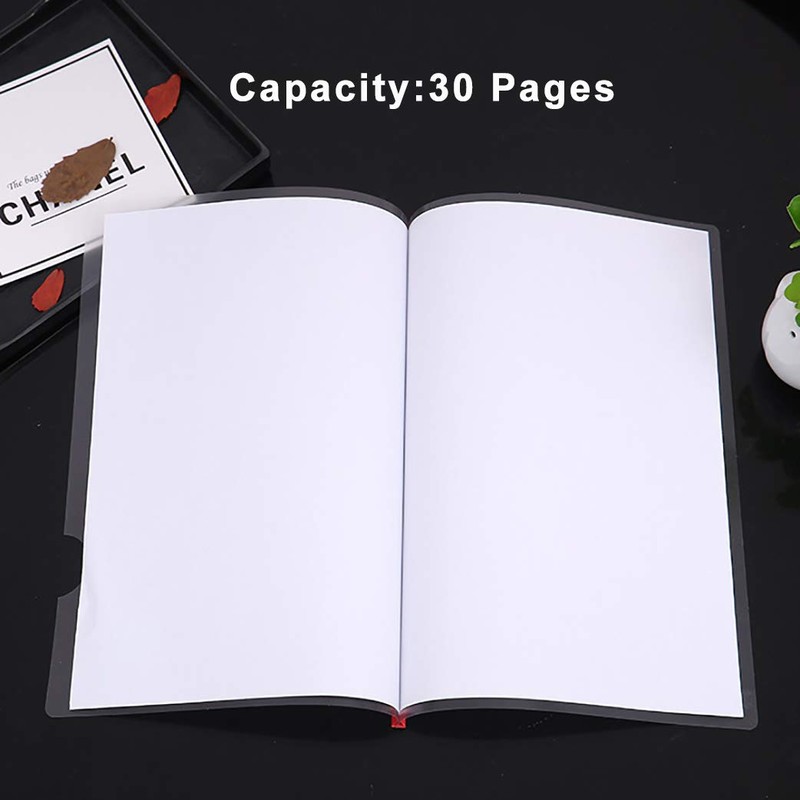 10pcs A4 Clear Clip Bar Files Report Project Presentation Slide