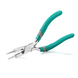 SPEEDWOX 6 Inches Round Nose Pliers with Cutter Multi Use Fine Jewelry Making Pliers Small Wire Looping Pliers Mini Chain Cutter Precision Repair Tools for DIY Jewelry Making