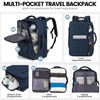 LOVEVOOK Fall TSA-Approved Expandable Carry-on Travel Backpack with 3 Packing