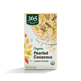 365 by Whole Foods Market, Organic Lemon And Herb Pearled Couscous, 5 Ounce