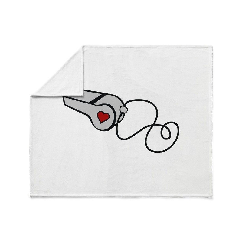 CafePress Heart Whistle Throw Blanket Super Soft Fleece Plush Throw