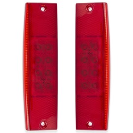 HAZAWA LED Tail Light for Ranger 570, Rear Taillight Compatible With Polaris Ranger 400 500 570 800 EFI MIDSIZE Replacement for #2411450 Brake Stop Light Accessories（2411450-Red2PCS）