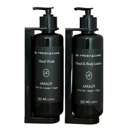 FRESH & CARE COLLECTION | Kit de Amenidades Hoteleras – Green Tea & Ginger – Set de Jabón y Crema para Hoteles, Airbnb y Spa. 355ml