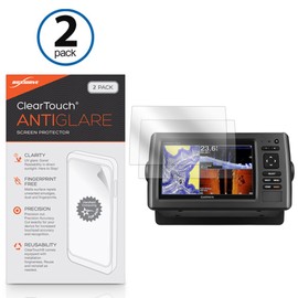 BoxWave Screen Protector Compatible with Garmin echoMAP 73sv - ClearTouch Anti-Glare (2-Pack), Anti-Fingerprint Matte Film Skin for Garmin echoMAP 73sv