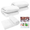 YEXEXINM 3 Pack 3 x 8 Ft Christmas Snow Blankets,