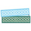 Stencils-by-Joanie Joanie Celtic Knot Stencil 2" Chain Weave Border Irish