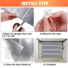 Gerrii 8 Pcs Garage Door Insulation Kit Double Bubble Insulation