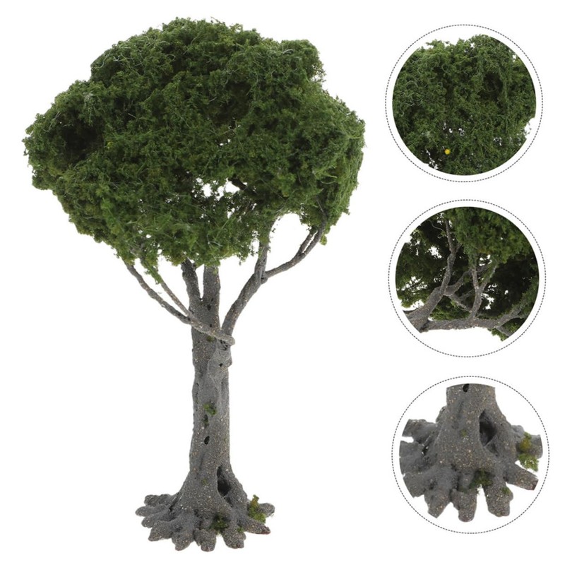 VILLFUL 2pcs Miniature Trees for Sand Table Models Durable Mini