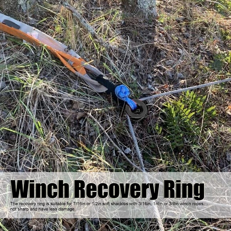 KIMISS Snatch Ring, Winch Snatch Recovery Ring 41000 lbs Break