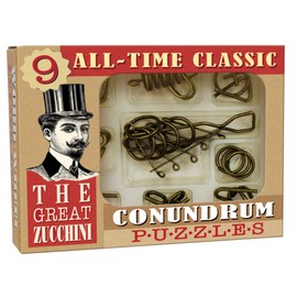 Cheatwell Games Great Zucchini 9 Classic Metal Puzzles