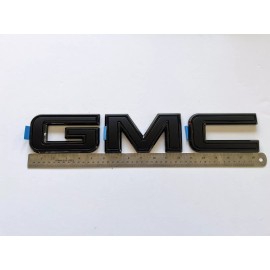 Genuine GM 2019-2023 GMC Sierra 1500 Front & Rear BLACK GMC Emblems MULTI PRO Tailgate OEM
