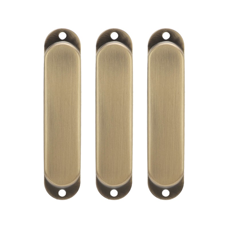 3Pcs Electric Guitar Single Coil Pickup Cover Copper Instrument Accessory