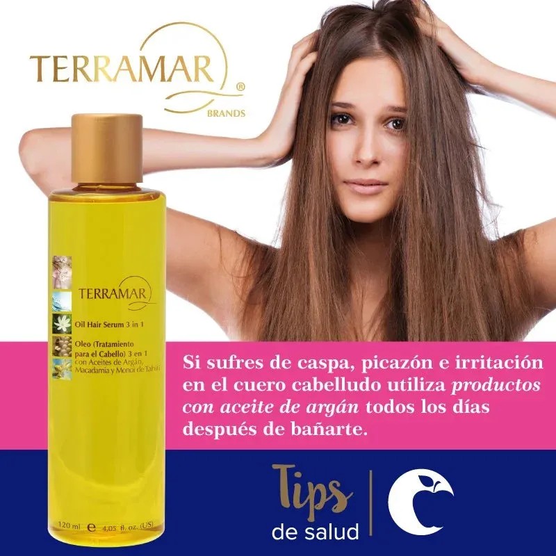 Tratamiento Capilar Con Aceite De Argán 195ml Terramar