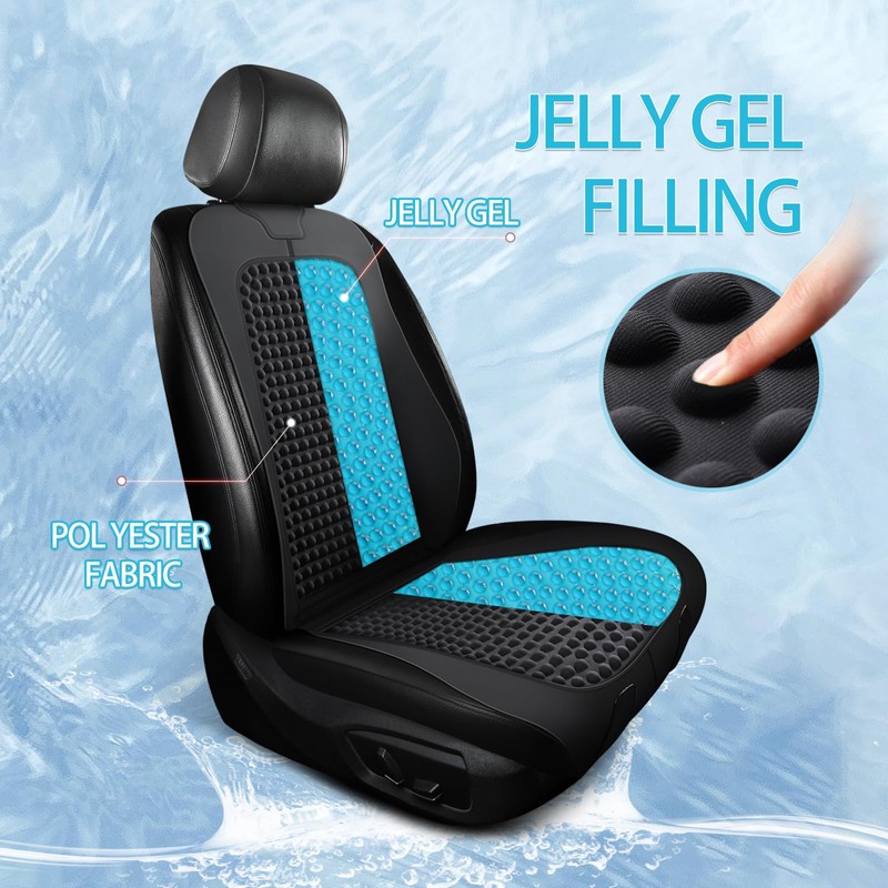 1Pcs Car Seat Cushion with Back Support for Front Seat