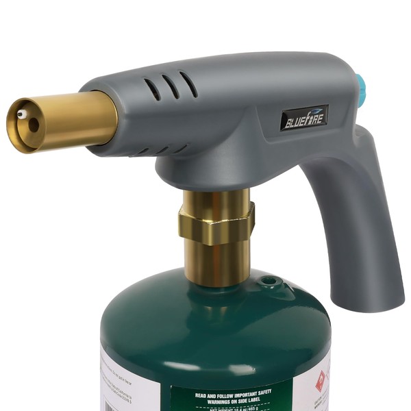 BLUEFIRE Powerful Propane Torch Head, Trigger Start Mapp Gas Turbo