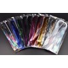 10 PCS Random Colors 1mm Width Flashabou Tinsel Flat Mylar