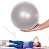 Lanjue Small Pilates Ball, 25 cm Non-Slip Fitness Ball, Gym