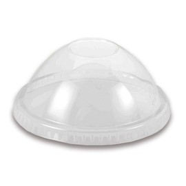 Simo Jima 004525014 Clear Cup Dome Lid for 14, 16, 20 Ounces, No Holes, 98 x 46 mm, 50 Count