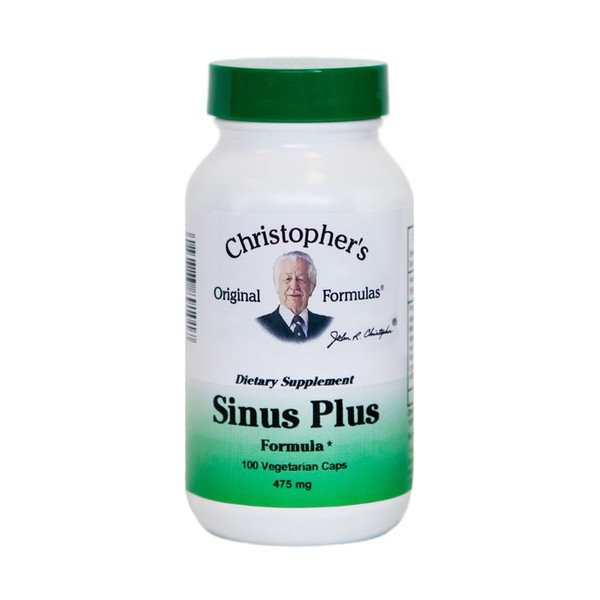 Dr. Christopher's Sinus Plus Formula  -  100 Vege Capsules