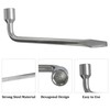 PDETVEO 19mm Lug Nut Wrench, L-Type Hexagon Wrench, Spare Tire