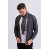 Plain 100% Cashmere Pashmina Shawl with Fringes for men and
