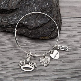 Happy 13th Birthday Heart Charm Bracelet, 13th BIRTHDAY Bracelet, Teenage Daughter Gift Ideas, Birthday Gifts for, 13 Year Old Teen Birthday
