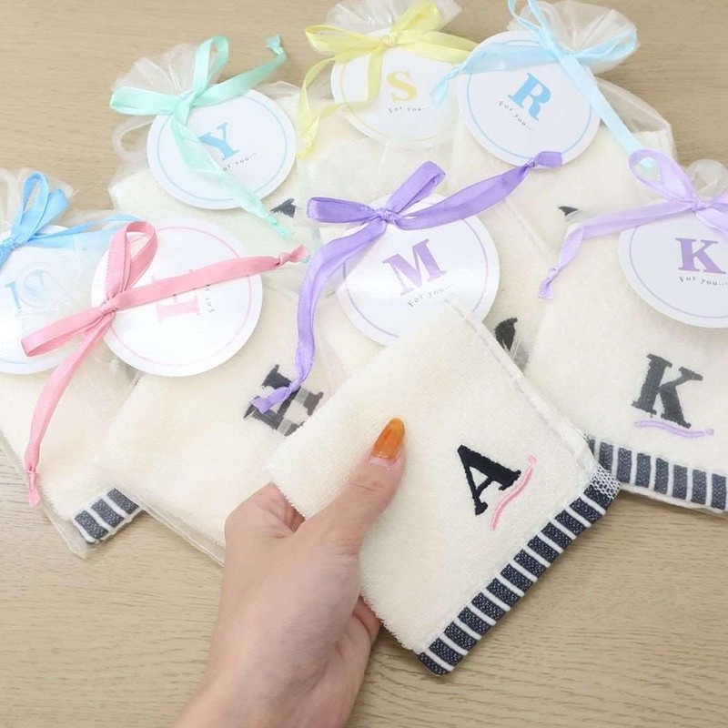 [Hand Towel] Jacquard Mini Towel with Drawstring / K Kamio
