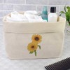 Azeeda Large 'Sunflowers' Canvas Organiser/Storage Bag (OR00008503)