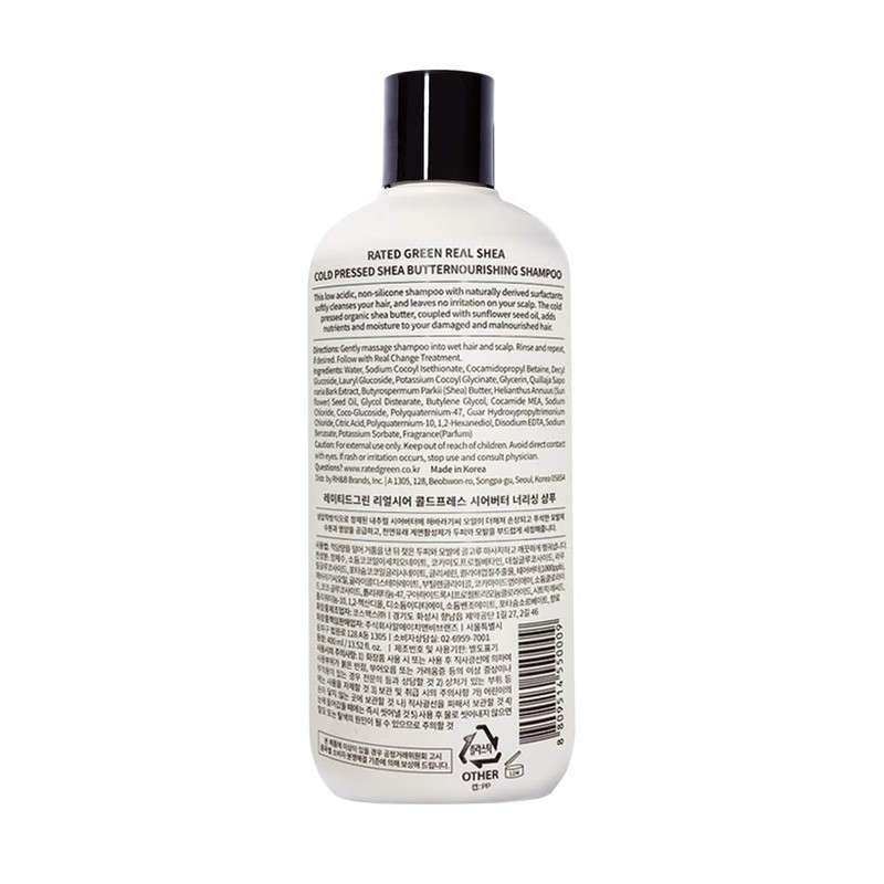RATED GREEN Real Shea Butter Nourishing Sh 400 ml 350