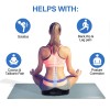 Snugpad Premium Memory Foam Seat Cushion, For Sciatica Tailbone Back