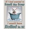 Westie pet dog funny flexible fridge magnet Christmas stocking filler