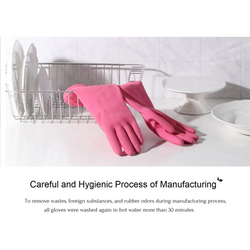 20 pairs, Bulk Multipurpose Rubber Gloves Dishwashing Household Kitchen Cleaning