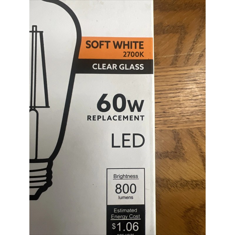 Feit Electric (2-Pk) Feit Electric E26 Vintage Edison LED Light