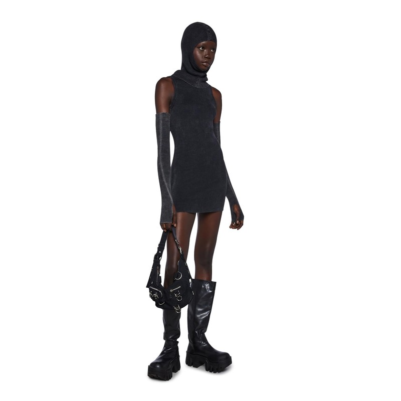 Dolls Kill Personal Anthem Shoulder Bag - Nylon, Adjustable Strap,