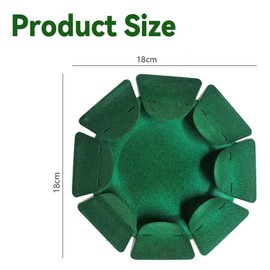 SHENMAIDAY 3-Pack Golf Putting Cup, Golf Practice Hole Cup, Practice Cup aid, Flocked Putting Tray, Suitable for Indoor and Outdoor Golf Practice, Green