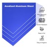 7x5x1/32inch Anodized Aluminum Sheet, 10Pcs Metal Rectangle Aluminum Plate 0.8mm