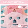 Xumann Reusable Cooling Ice Face Mask, Cold Hot Available