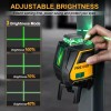 PREXISO 100Ft Green Self Leveling Cross Line 360 Laser Level
