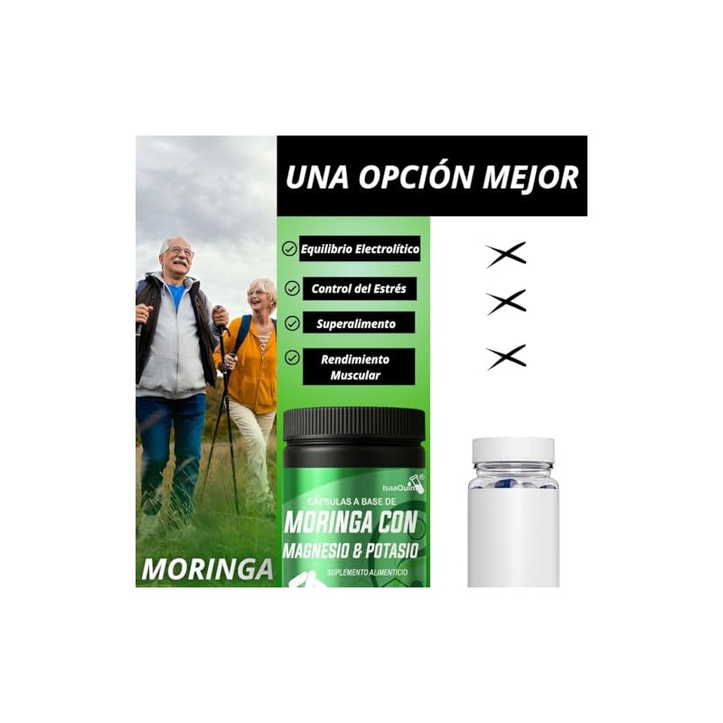 Moringa con Citrato de Magnesio y Citrato de Potasio |