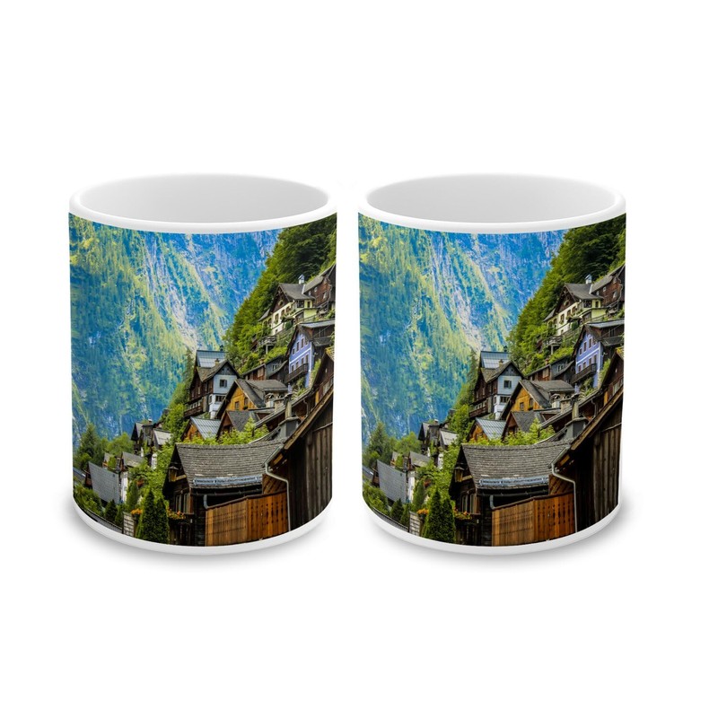 Fabulous Ceramic Pen Pot - Chalets in the Mountain Covered