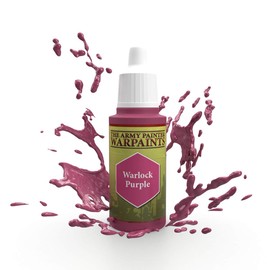 The Army Painter Warlock Purple Warpaint - Acrylic Non-Toxic Heavily Pigmented Water Based Paint for Tabletop Roleplaying, Boardgames, and Wargames Miniature Model Painting