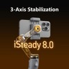 hohem iSteady X3 Gimbal Stabilizer for Smartphone,Portable Foldable 3-Axis Phone