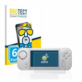 brotect 6x Anti-Glare Screen Protectors Compatible with Evercade EXP Matte Screen Protector Film Anti-Reflection Anti-Fingerprint