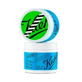 Kiehl's Christmas, Ultra Facial, Crema Facial Hidratante edición especial, Refuerza la Barrera de la Piel e Incluso Hidrata la Piel Sensible por 72 hrs., Con Escualano, 125 ml
