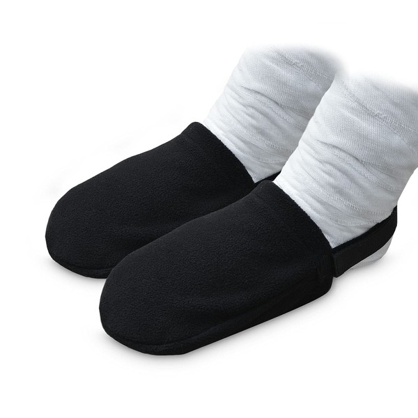 iGuerburn Gibbs Sock Toe Cover (Both Feet) Warmth Gibbs Protector Anti Slip Toe Cover Fits Ankle Leg Gibbs (Black)