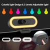 VIZOLINK W4LS Webcam HD 2K/1080P with Ring Lighting, Auto Focus,