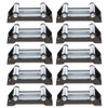 10PCS 4500 LBS Steel Wire Rope Roller Fairlead Perfecfor ATV