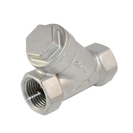 GlobalMa Stainless Steel SS316 1/2" WYE Strainer Mesh Filter Valve,Y-Spring NPT Female Valve,800WOG,CF8M